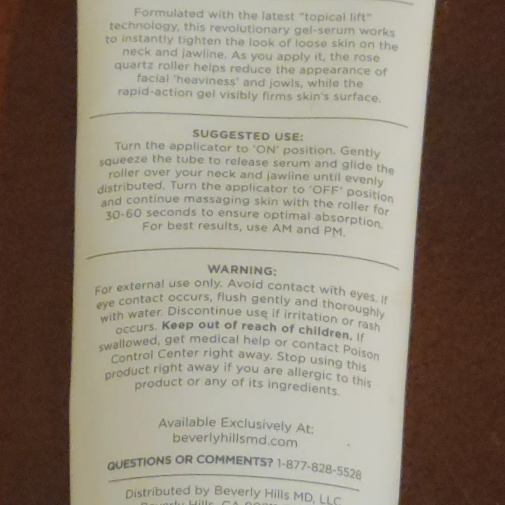 New Beverly Hills Rapid Lift Advanced Neck Serum 5 Pieces - Picture 4 of 7